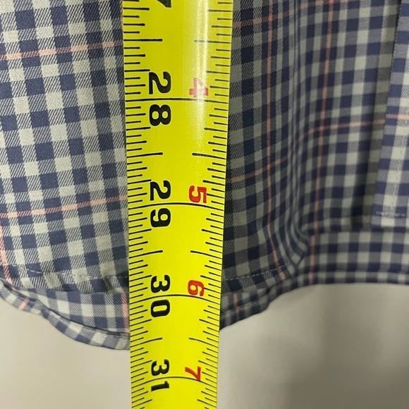 Southern Tide Shirt Mens Medium Blue Gingham Button Up Skipjack Logo Long Sleeve - Picture 11 of 12